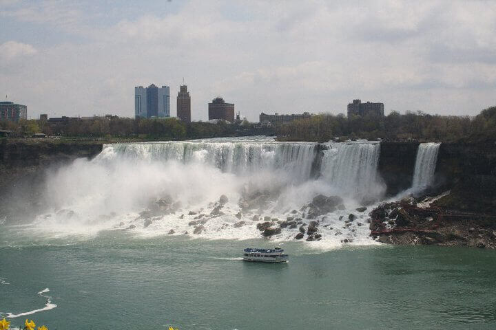 The Niagara Falls vanaf de Canadese kant 