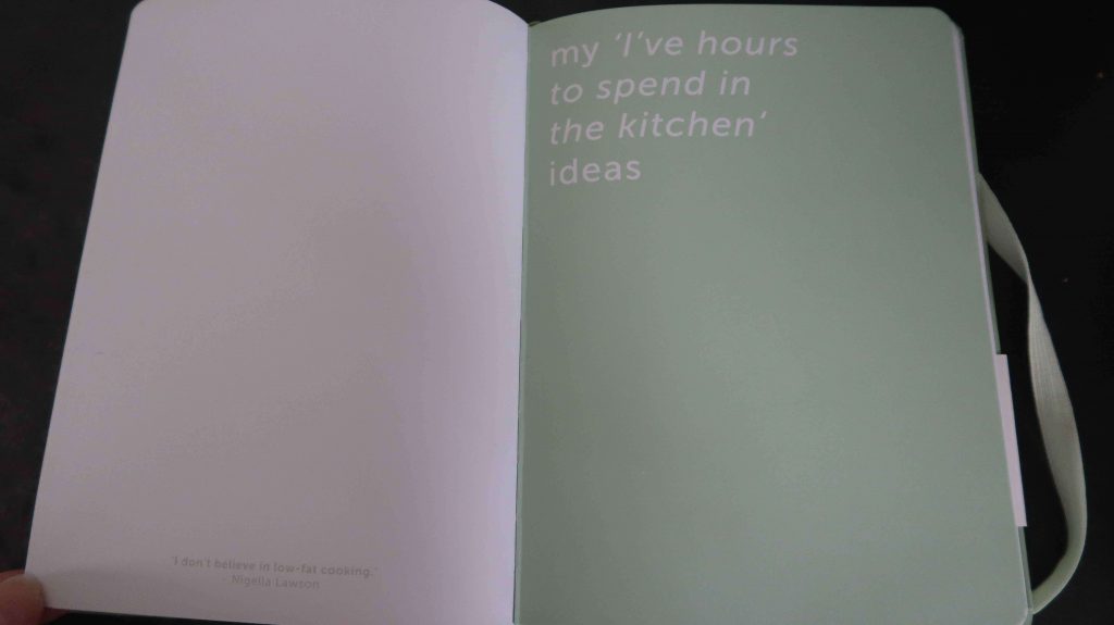 Kitchen journal