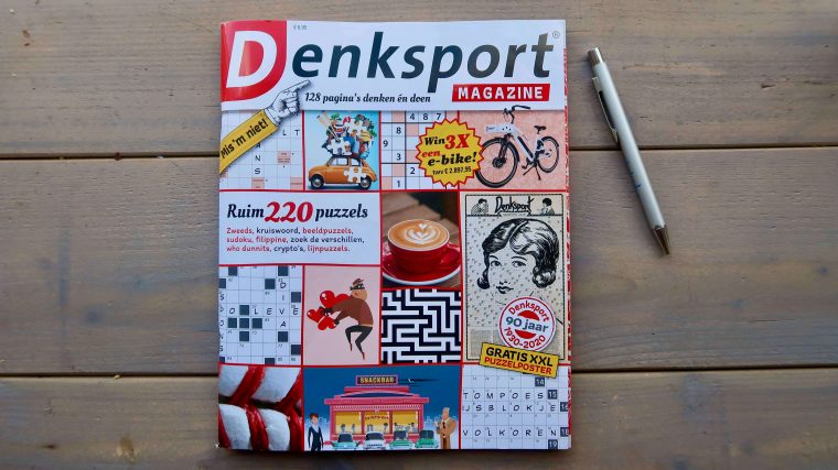 Denksport Magazine. Uren lang puzzelplezier