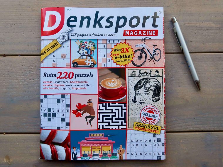 Denksport Magazine. Uren lang puzzelplezier