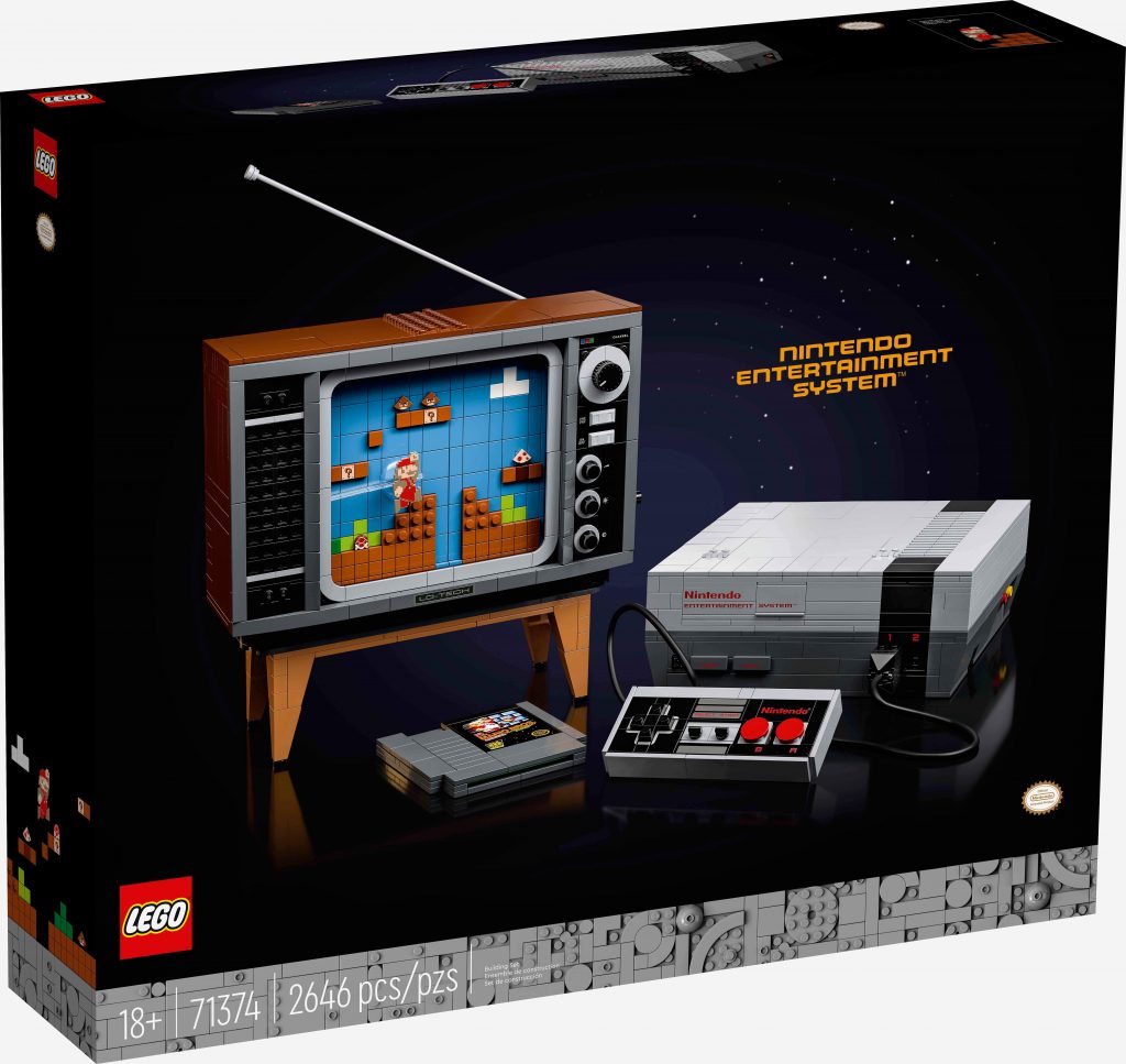 The LEGO Group onthult vandaag de LEGO Nintendo Entertainment System (NES) bouwset voor volwassenen