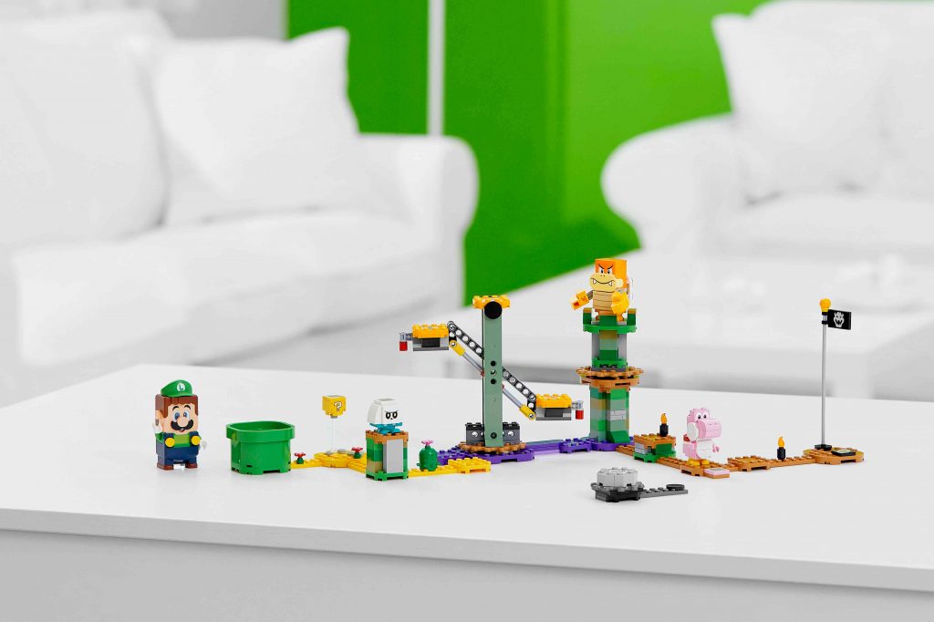 Uitbreiding set van LEGO:  een ‘Avonturen met Luigi’ startset