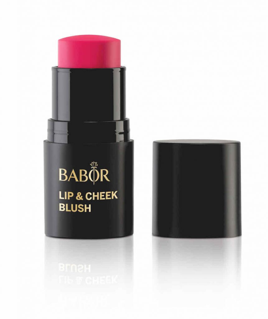 De BABOR Lip & Cheek Blush zorgt voor elegante highlights op de wangen en lippen
