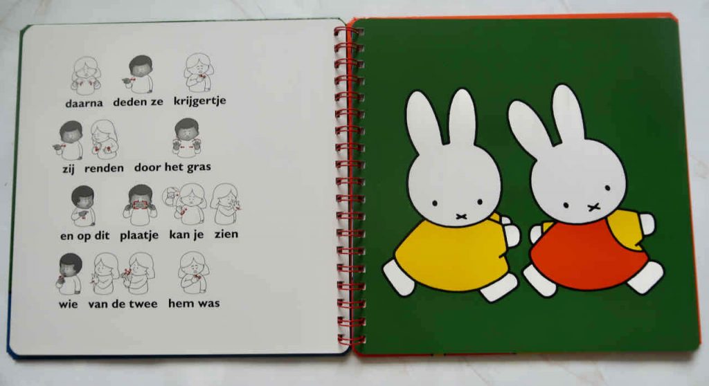een boek voor doven en slechthorenden of kinderen met een taalachterstand
